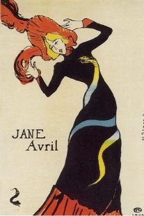 Affiche créée par Toulouse-Lautrec