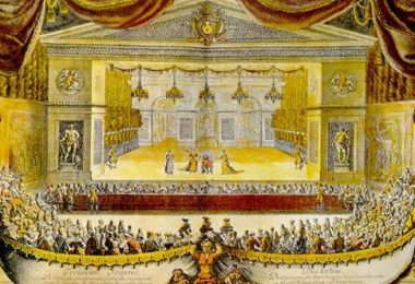 Représentation du Malade imaginaire à Versailles devant Louis XIV
